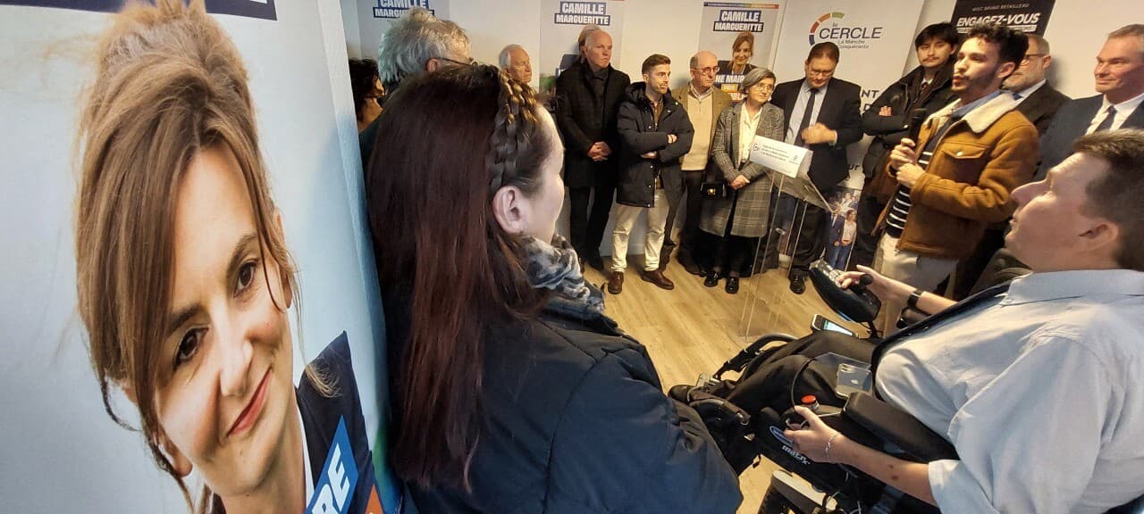 Inauguration d'une permanence politique mutualisée à Cherbourg