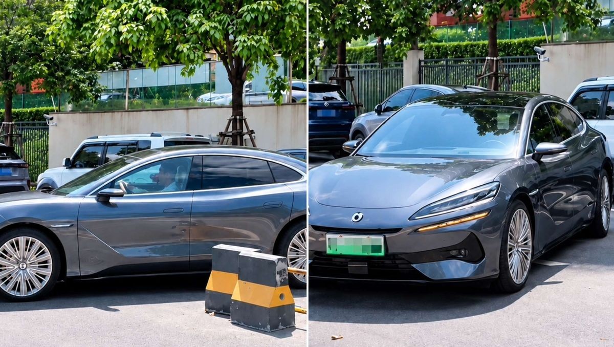 Manœuvre de char : la Denza Z9 GT de BYD pivote sur place